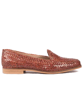 Angulus Håndflettet Loafer 23-0607 Brun 38