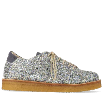 Angulus Sneaker   Glitter 23-0606 Blå Multi 37