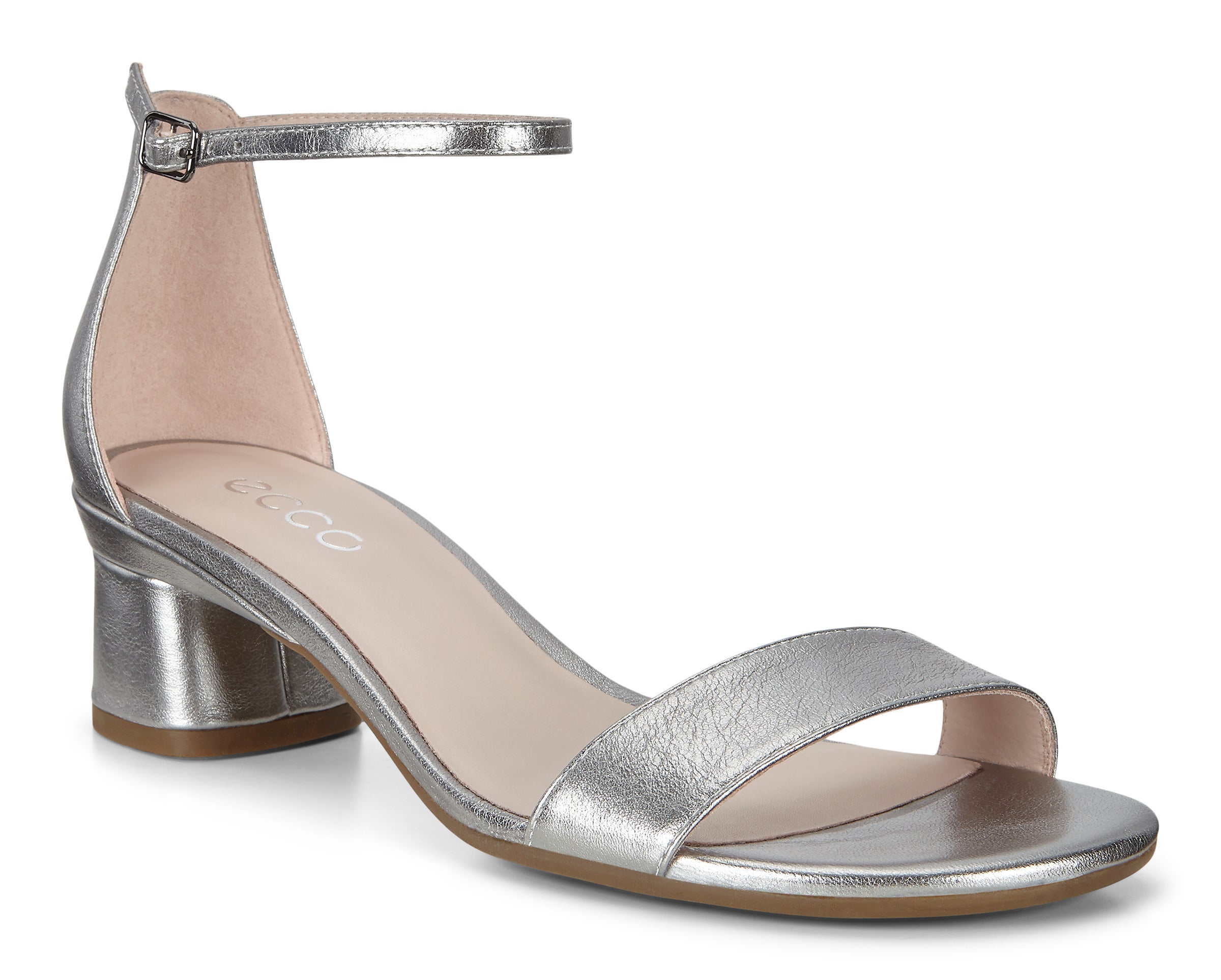 Ecco Elevate 45 Sandal Sølv 37