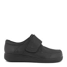 Green Comfort  Klassisk Herresko    Velcro- 16-0304 Sort 42
