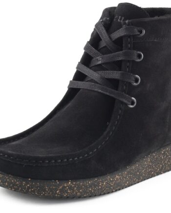 Nature Footwear  Asta Rubber Sole Black Suede 36
