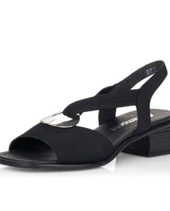 Remonte  Sandal    Lille Hæl Sort 42