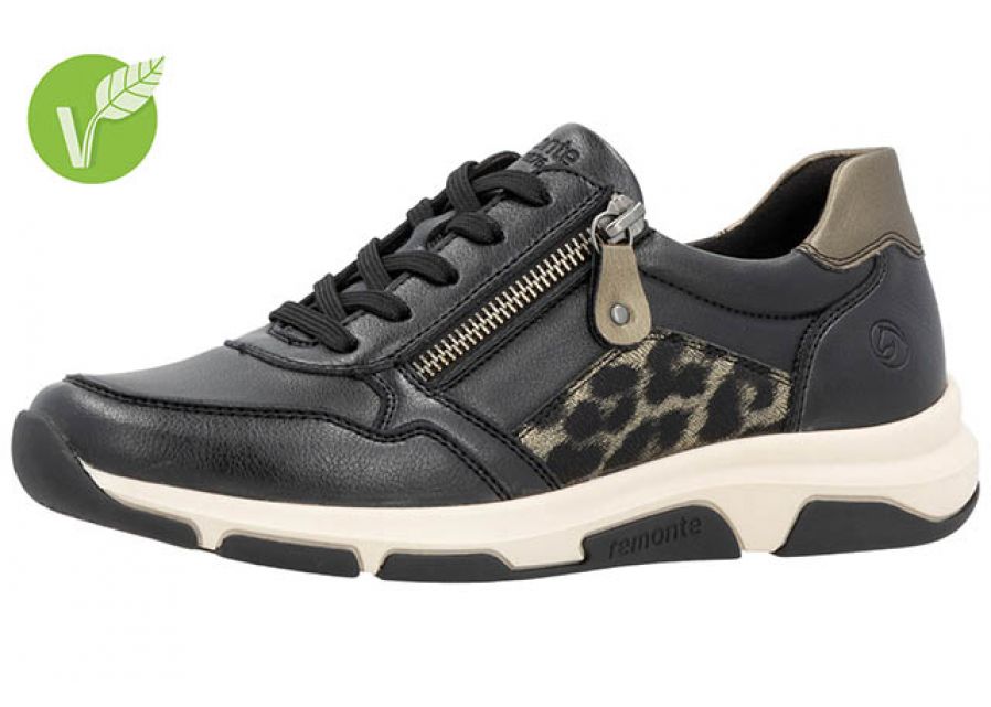 Remonte Sneaker Str 42-45 76-1116 Sort Leo 42