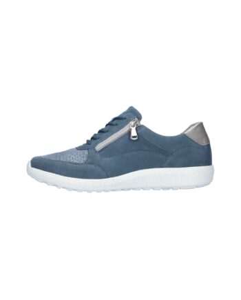 Waldläufer Sneaker Med Vidde   76-1143 Blå
