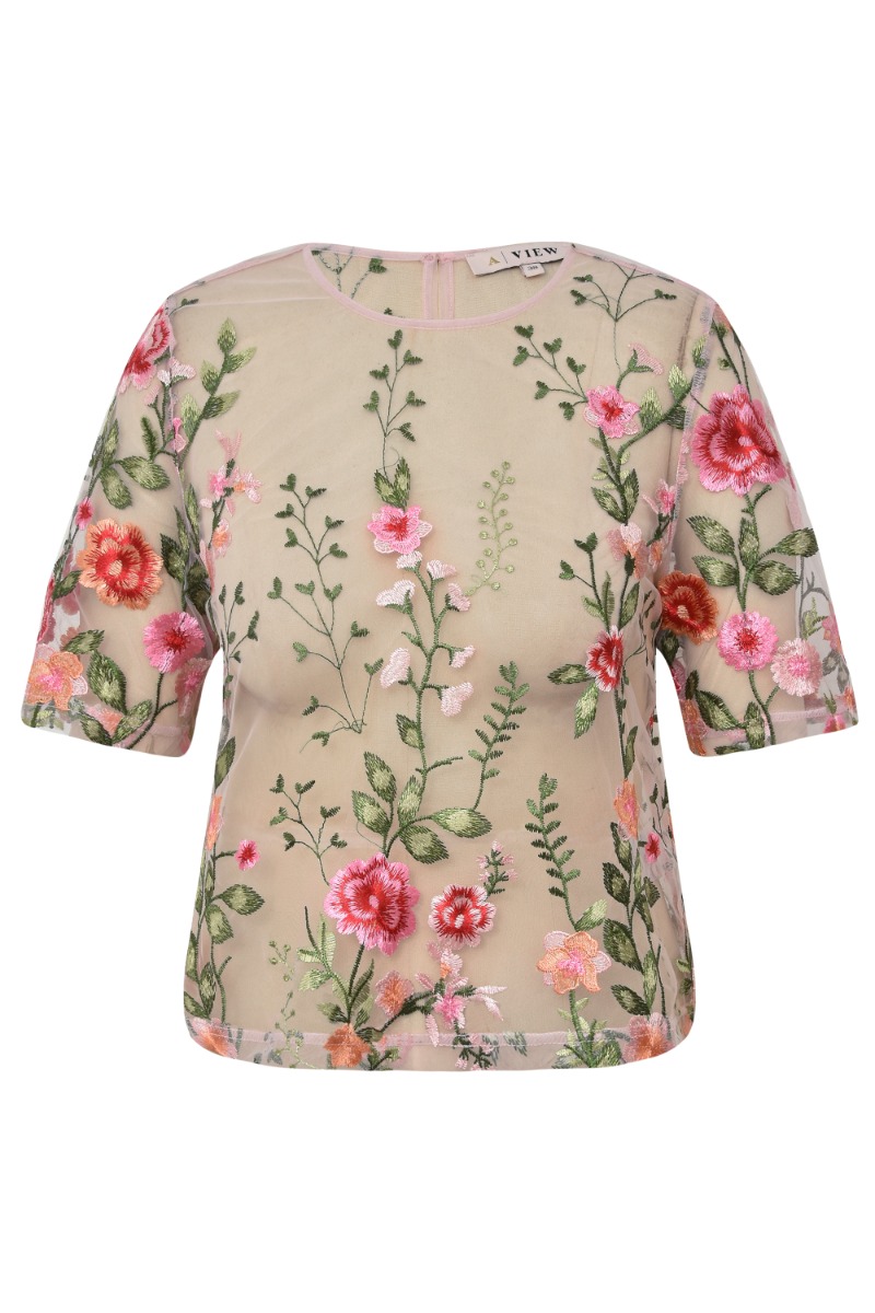 -view Bluse Fuschia Blouse Rose Pink