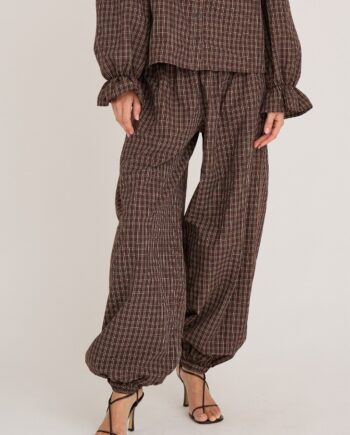-view Bukser Darcy Pants Brown Sand  Levering Slut November
