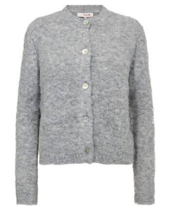 -view Cardigan Audrey New Knit Cardigan Medium Grey Melange
