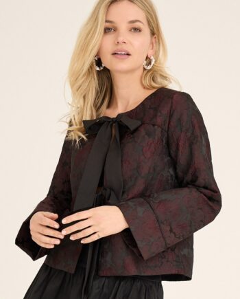 -view Jakke Aria Jacket Burgundy  Levering Slut September