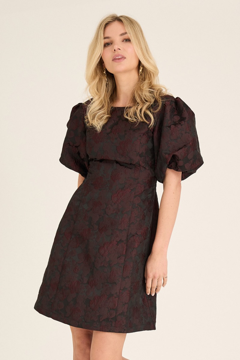 -view Kjole Aria New Dress Burgundy Levering Slut September