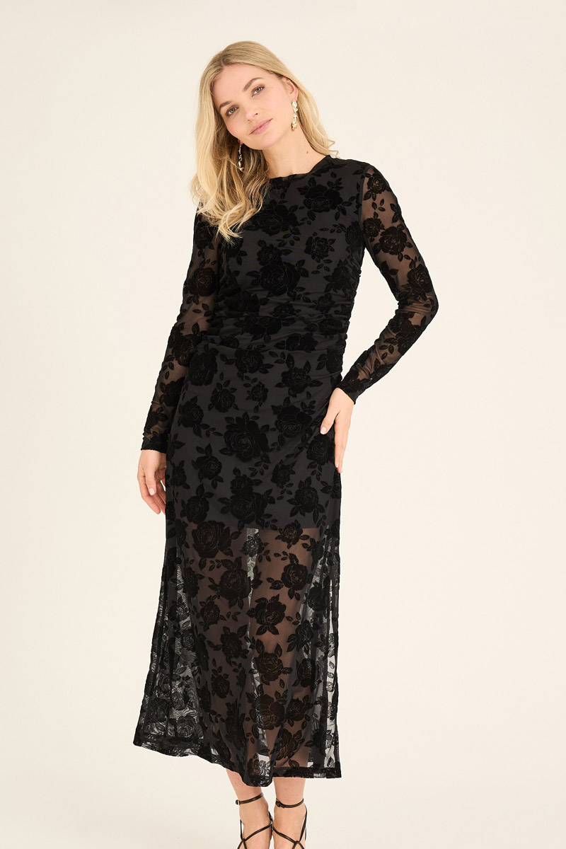 -view Kjole Claudine Dress Black Levering Slut September