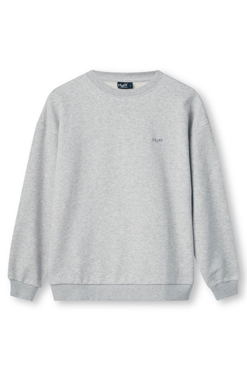 H2o Sweatshirt Base Woman Sweat   Neck Light Grey Melange