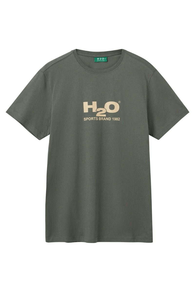 H2o -shirt Basic Logo Tee Anthracite