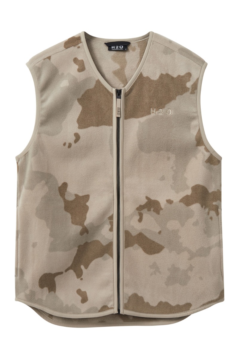 H2o Vest Sejerø Fleece Vest Oak Camou