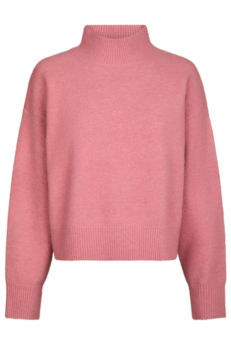 Neo Noir Strik Paulina Knit Blouse Rose