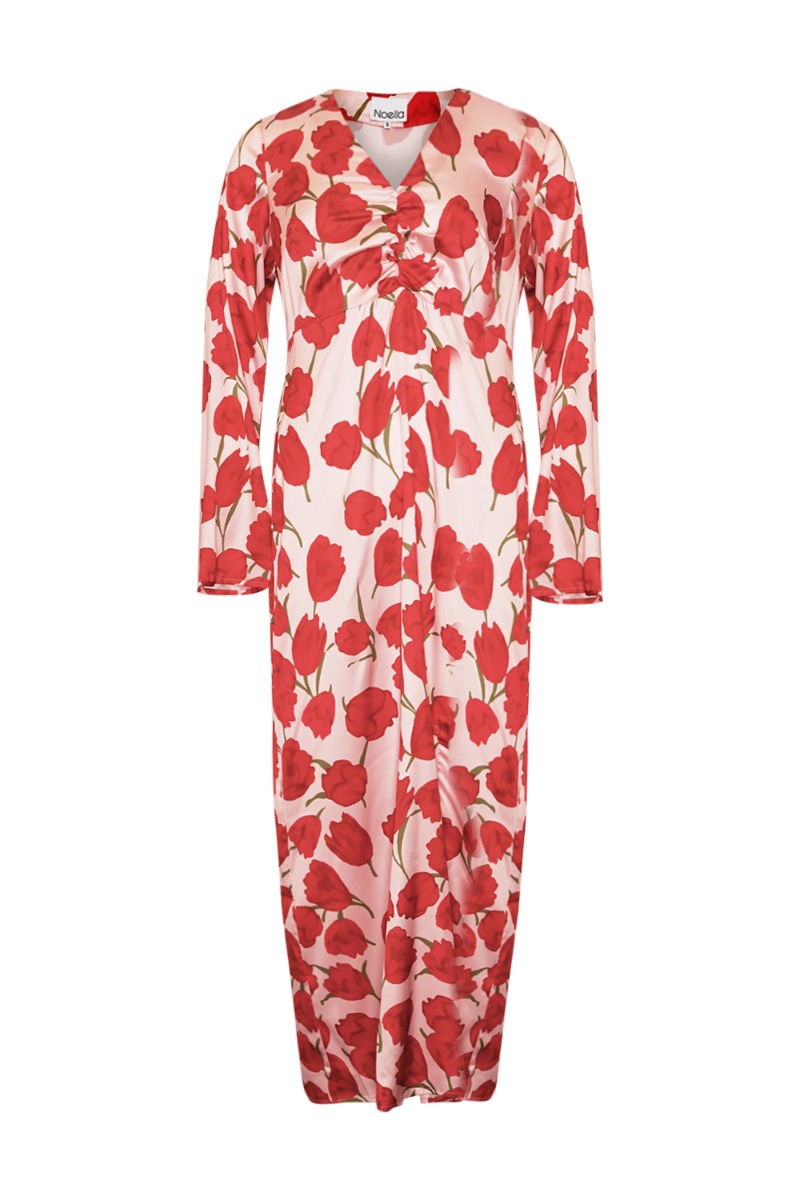Noella Kjole Kamey Dress Tulip Print