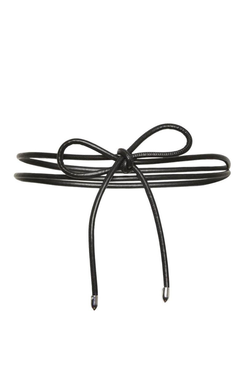Pieces Bælte Pc Riona Rope Belt Black