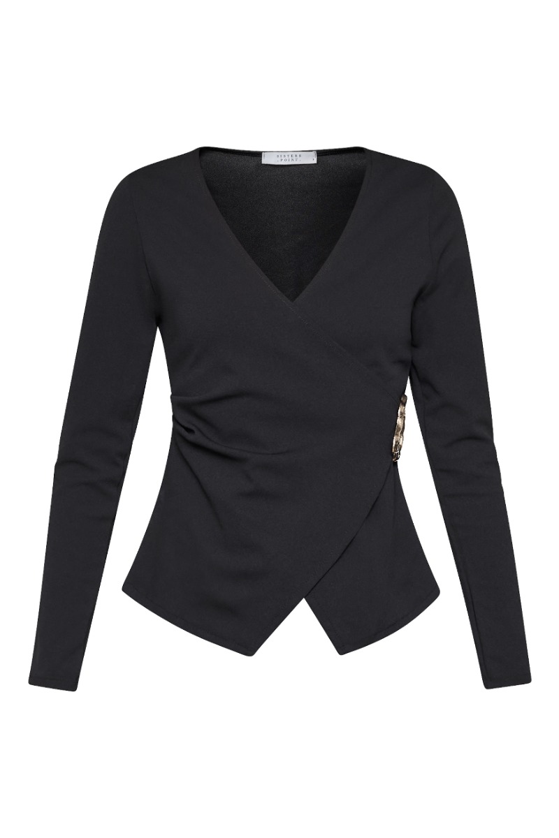 Sisters Point Bluse Kevela-top Black