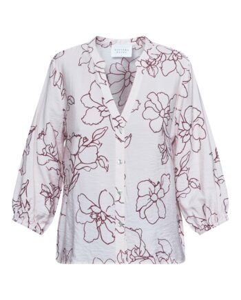 Sisters Point Bluse Viaba-sh5 Rose Bordeaux