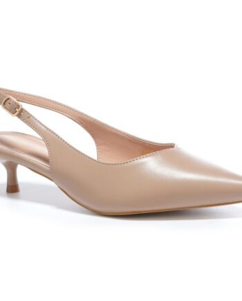 Abigail Dame Stiletter Med Slingback M105 Apricot