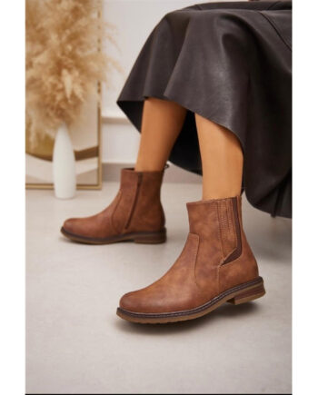 Anne Dame Støvler 6399 Camel