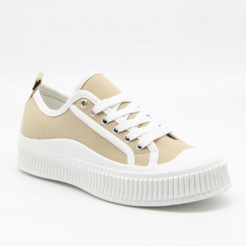 Dame Sneakers 2667 Kaki