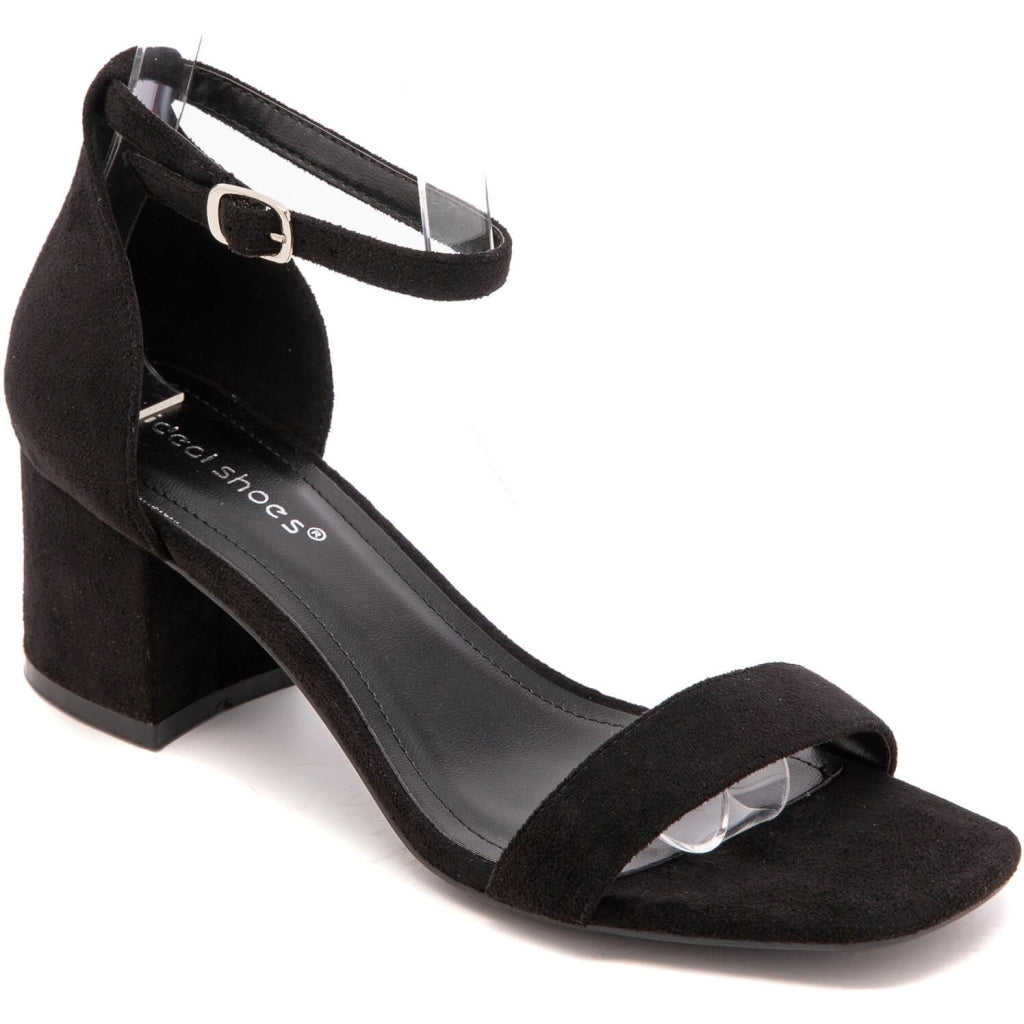 Edera Dame Stiletter Med Blokhæl 6894 Black