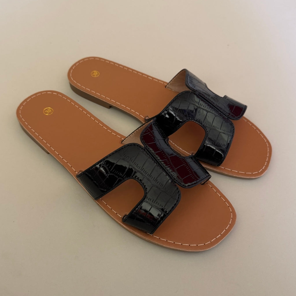 Jennifer Dame Sandaler Th9p- Black