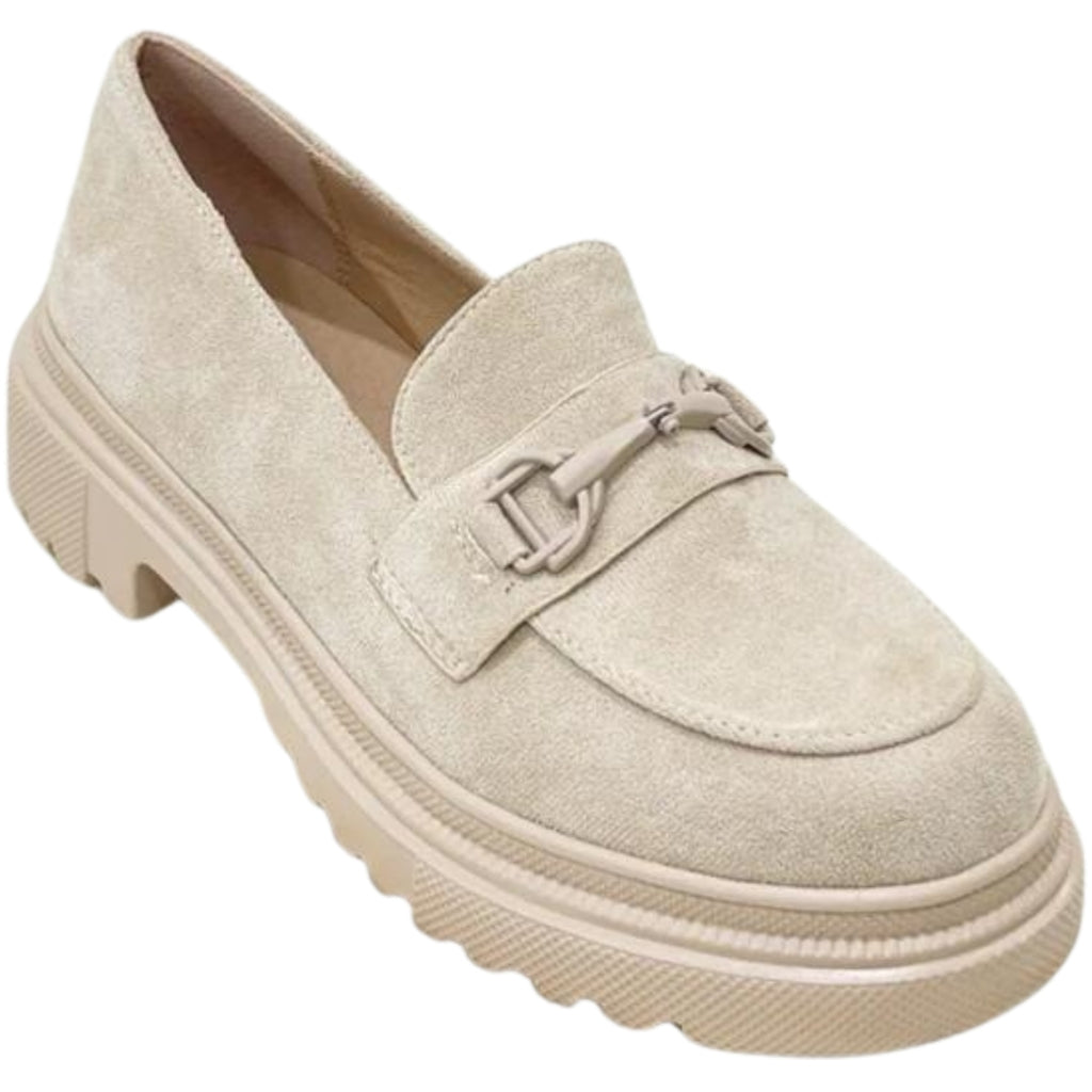 Lissa Dame Loafers Hx20 Beige