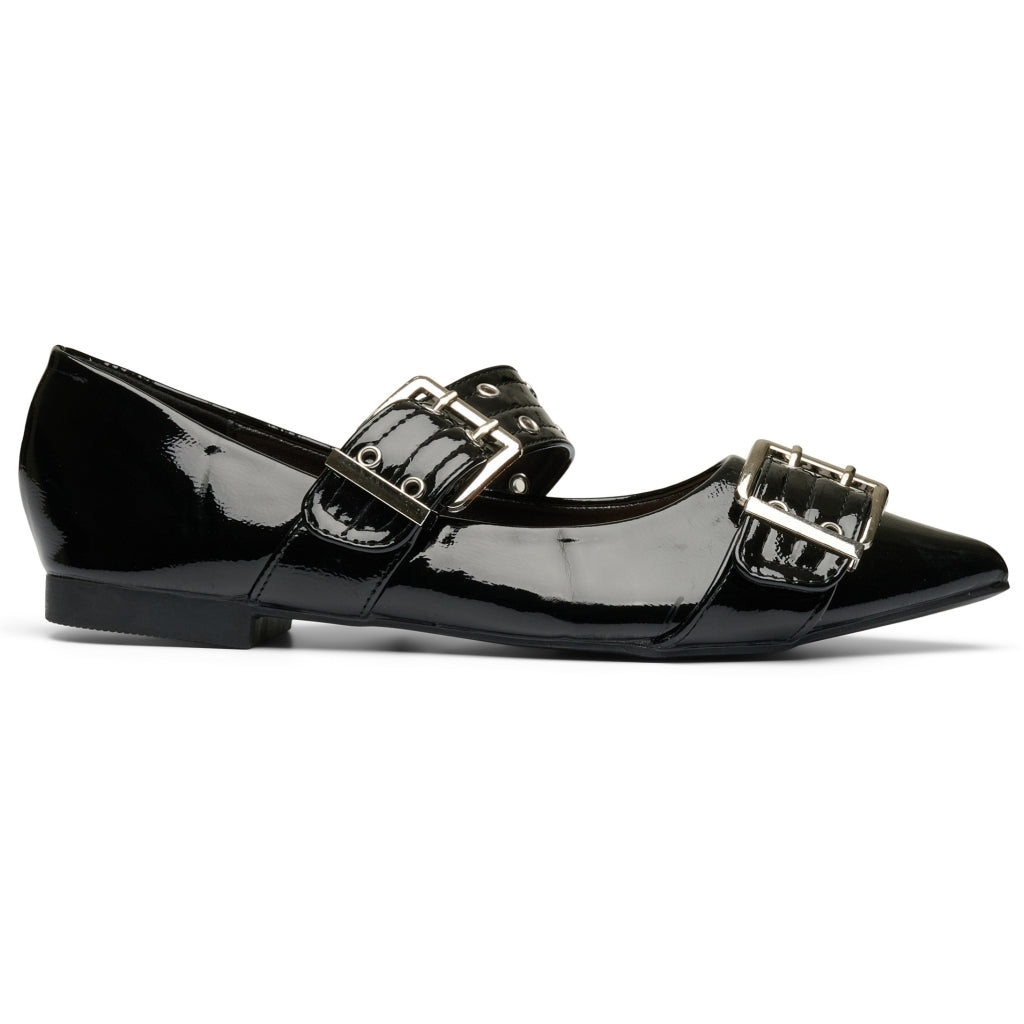 Livia Dame Ballerina Sko 9725 Black