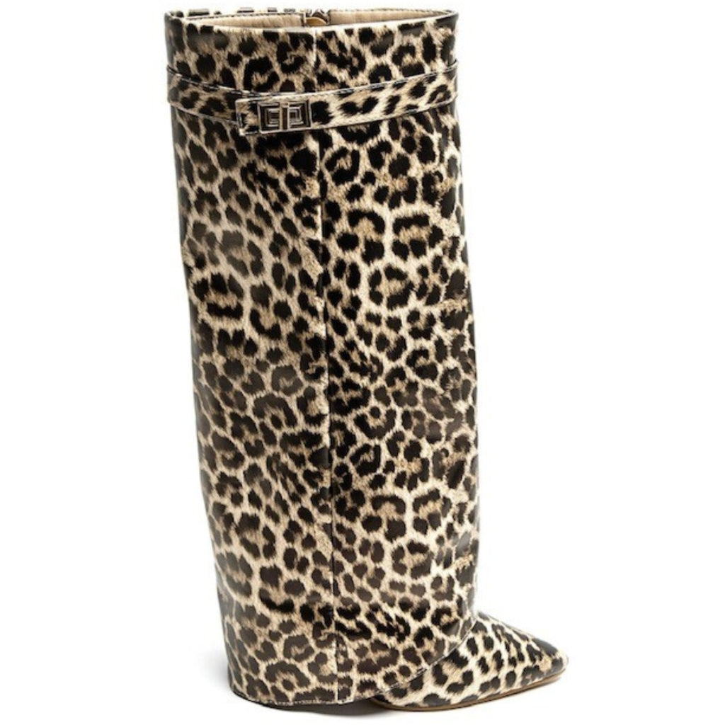 Luc Dame Støvler 8623a Leopard