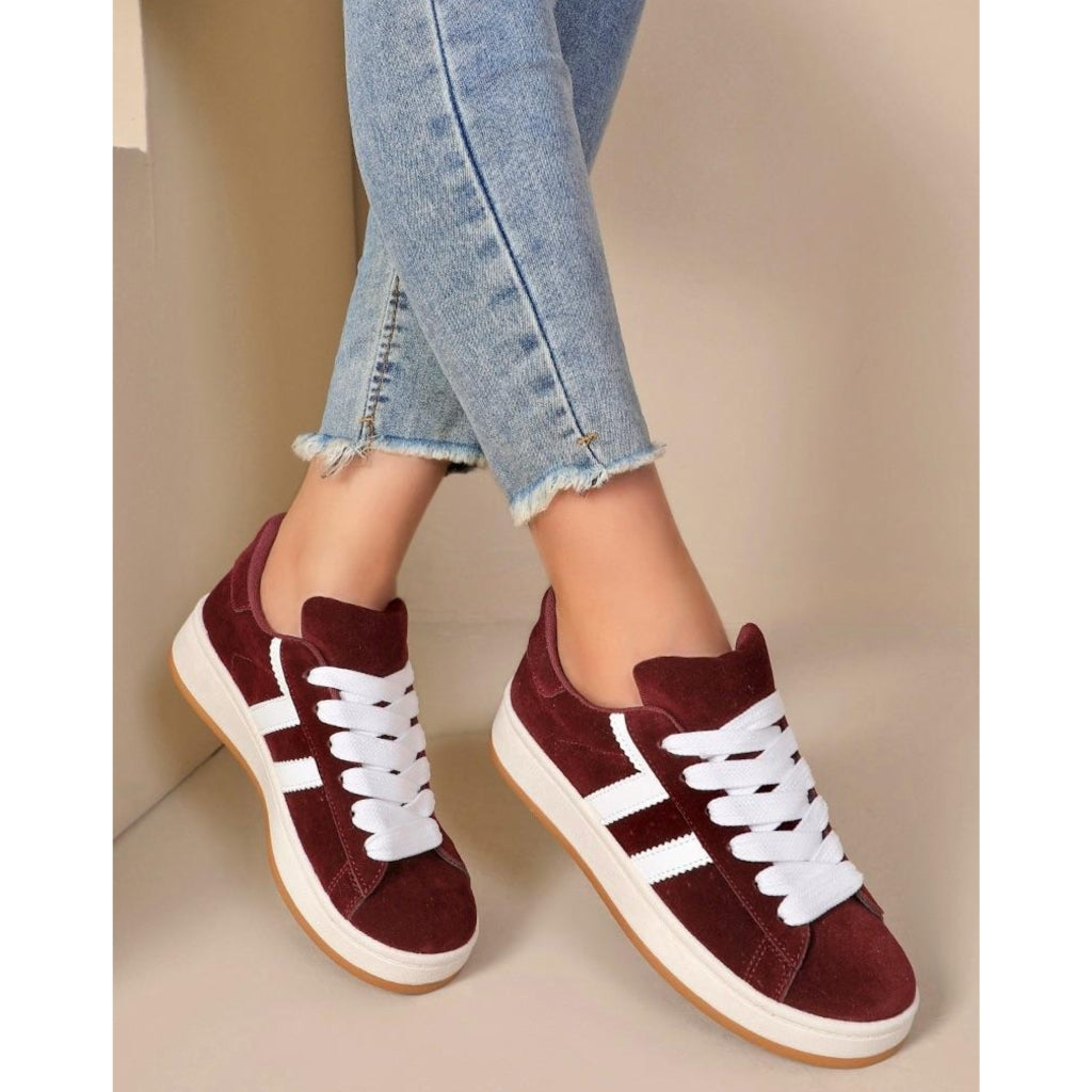 Rosalie Dame Sneakers Bm-1101 Wine