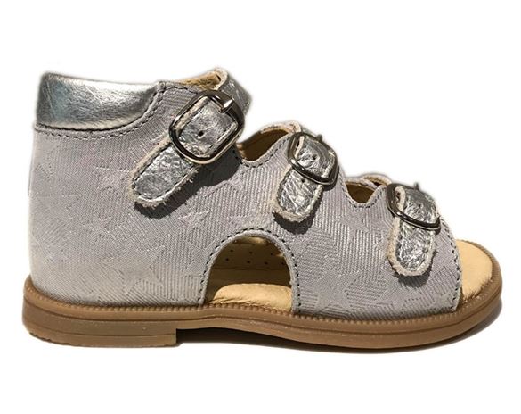 Sandal Ala Babybotte Grå Sølv