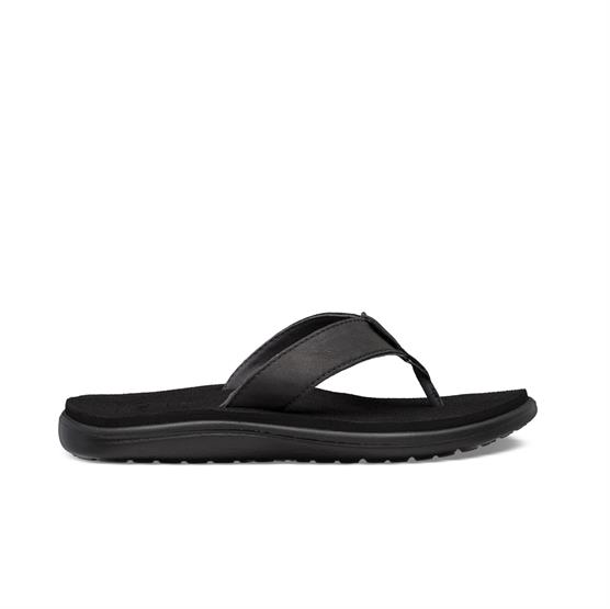Teva Voya Flip Leather Dame  Black