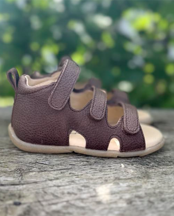 Arauto Rap Velcrosandal  Ala Babybotte  Mørkebrun