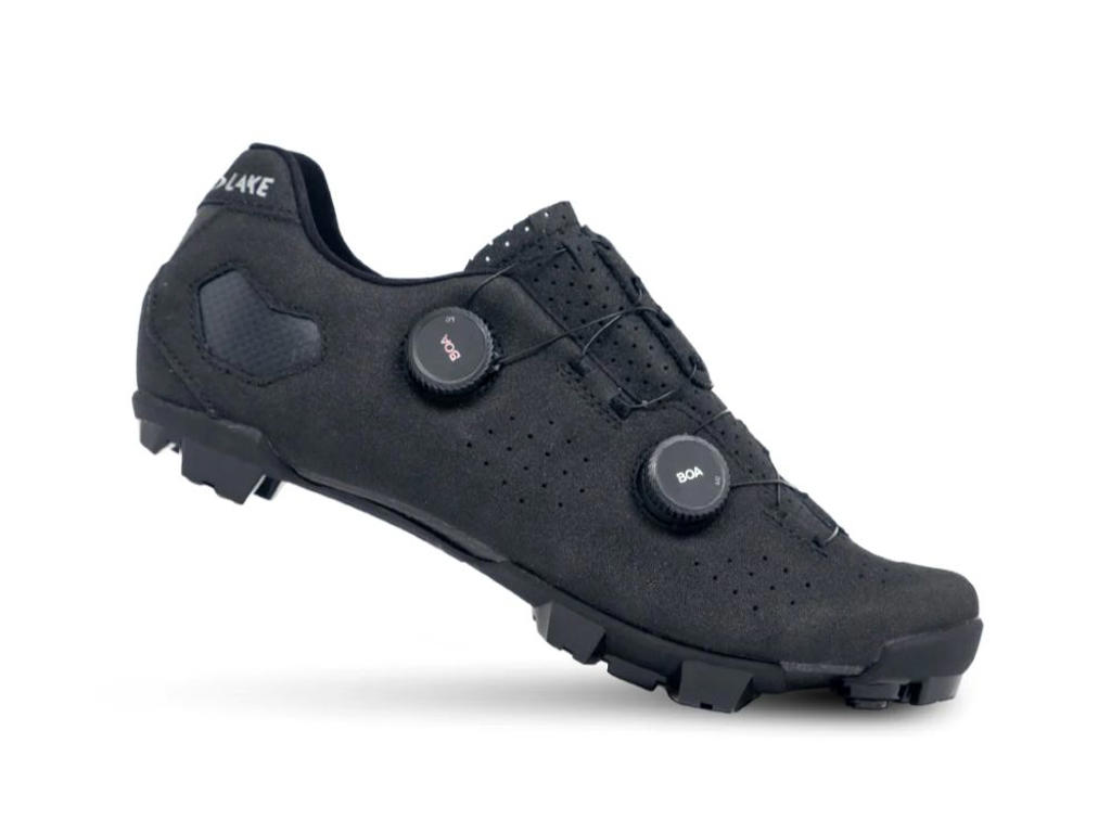 Lake Mx333-  Race Wide Cykelsko Mtb Black Silver Helcor 46