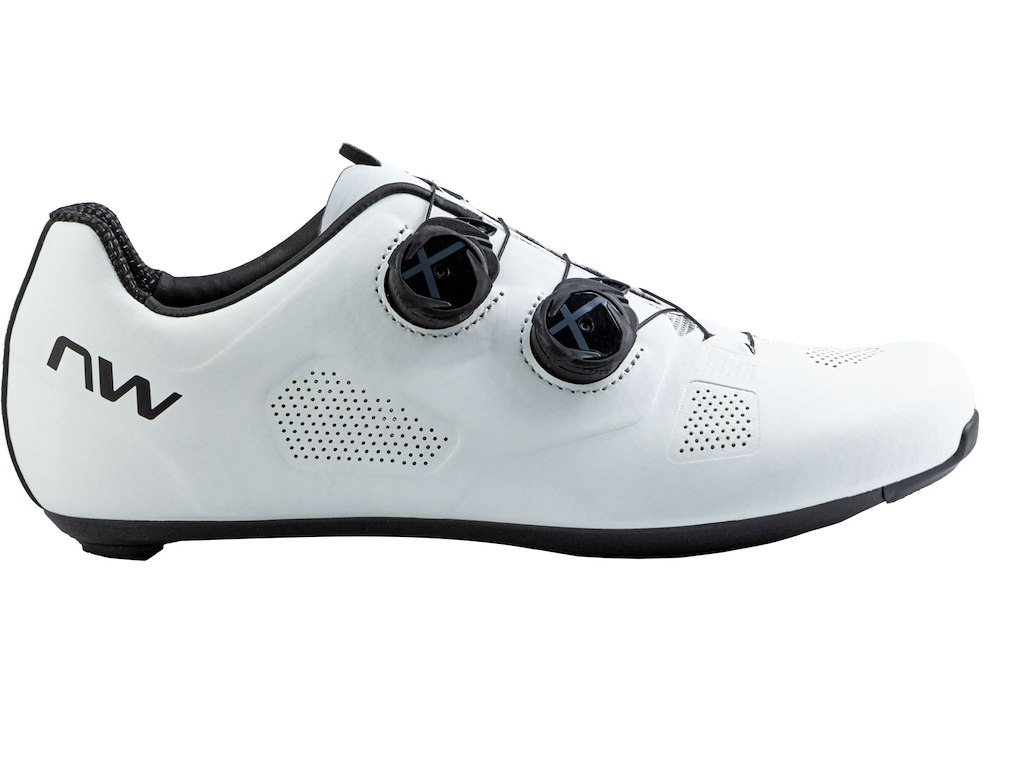 Northwave Revolution Cykelsko Hvid Sort Str  45