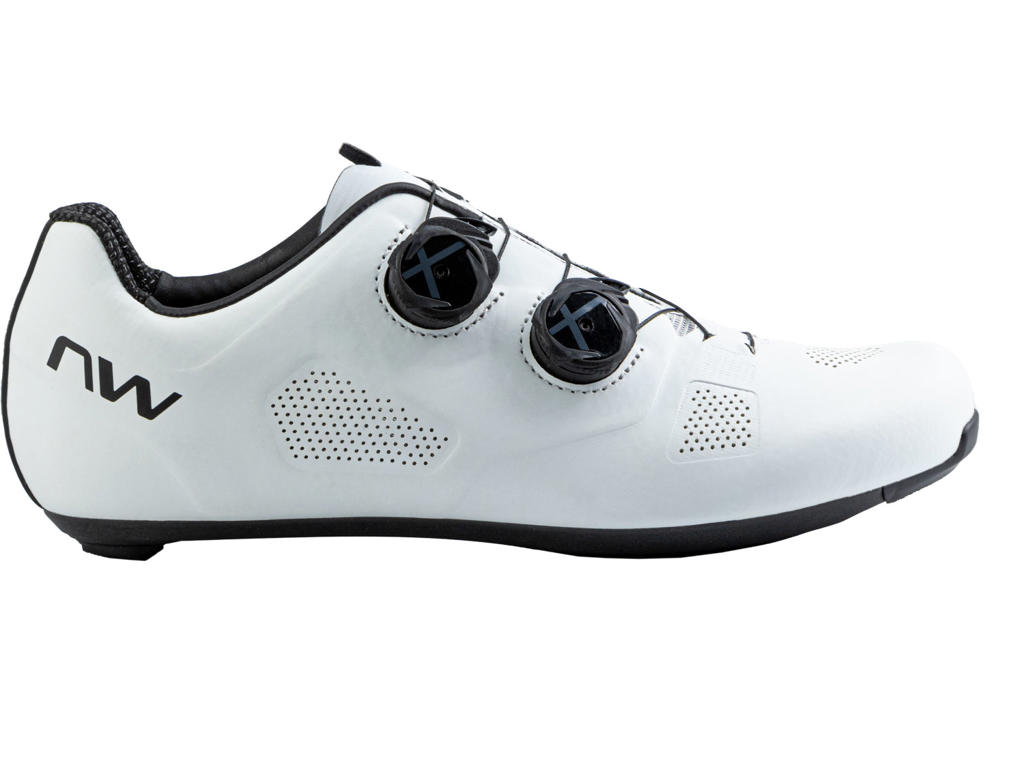 Northwave Revolution Wide Cykelsko Hvid Sort 42